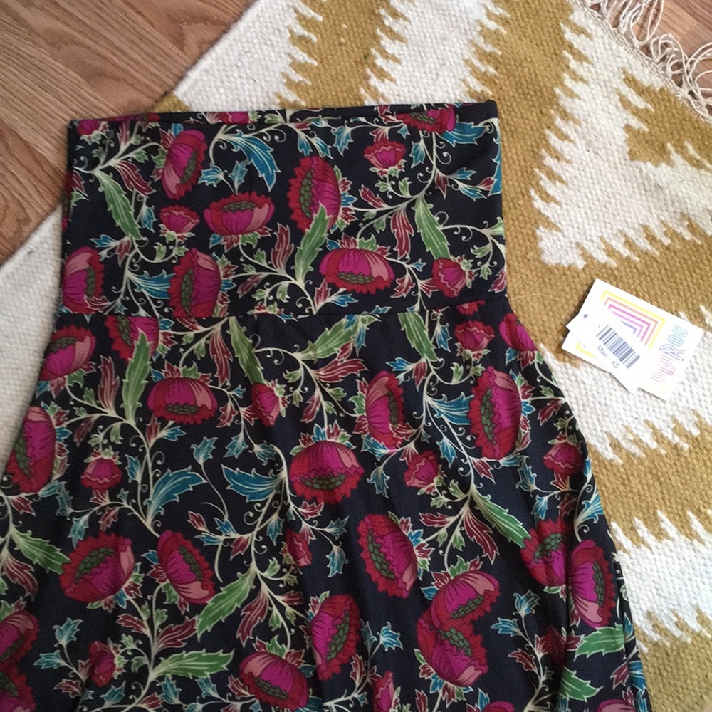 LuLaRoe floral maxi skirt
